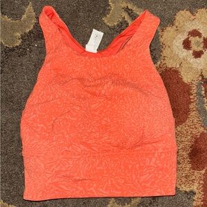 Lululemon Orange/Coral Sports Bra